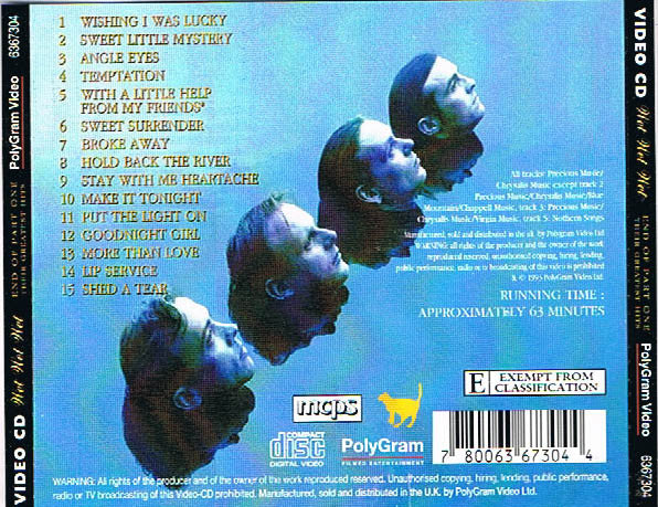 Wet Wet Wet : End Of Part One - Their Greatest Hits (VCD, Comp)