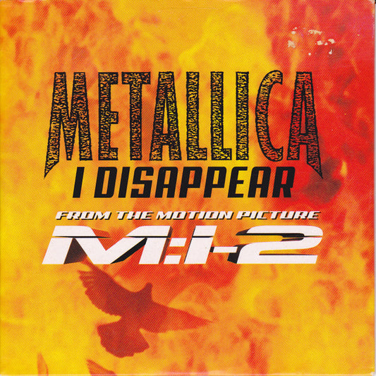 Metallica : I Disappear (CD, Single, Car)