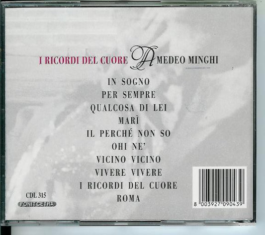 Amedeo Minghi : I Ricordi Del Cuore (CD, Album)