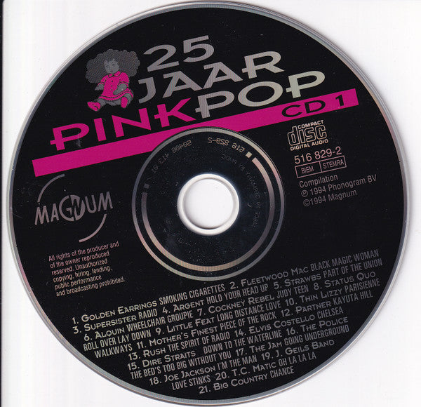 Various : 25 Jaar Pinkpop (2xCD, Comp)