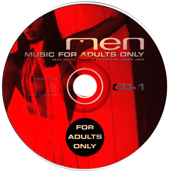 Junior Jack : Men (Music For Adults Only) (2xCD, Comp)