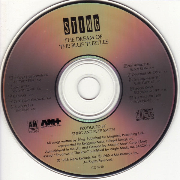 Sting : The Dream Of The Blue Turtles (CD, Album, #91)