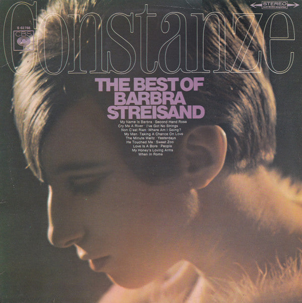 Barbra Streisand : The Best Of Barbra Streisand (LP, Comp, RE)