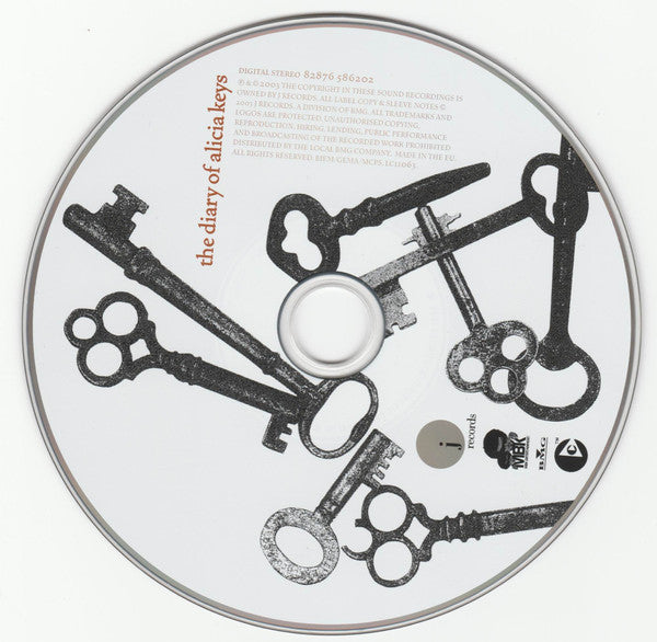 Alicia Keys : The Diary Of Alicia Keys (CD, Album, Copy Prot., RE)