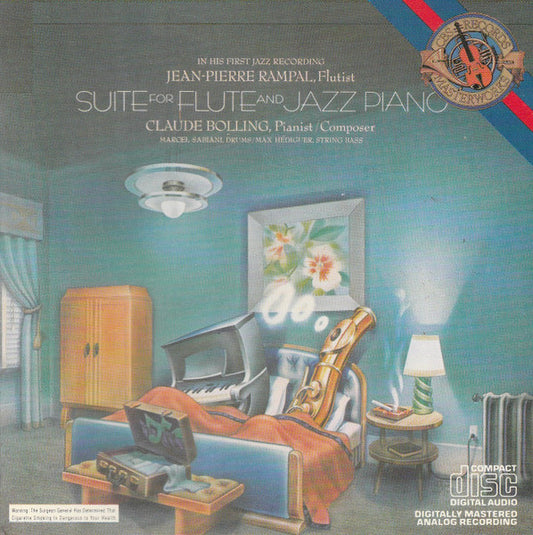 Jean-Pierre Rampal, Claude Bolling : Suite For Flute And Jazz Piano (CD, Album, RE)