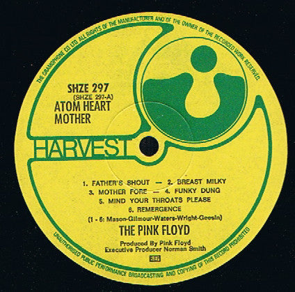 Pink Floyd : Atom Heart Mother (LP, Album, Gat)