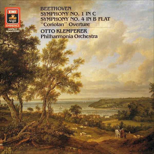 Ludwig Van Beethoven - Philharmonia Orchestra, Otto Klemperer : Symphony No. 1 In C • Symphony No. 4 In B Flat • "Coriolan" Overture (LP, Comp, RM)