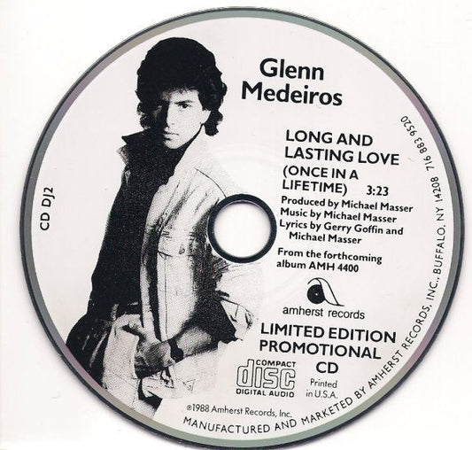 Glenn Medeiros : Long And Lasting Love (Once In A Lifetime) (CD, Single, Ltd, Promo)