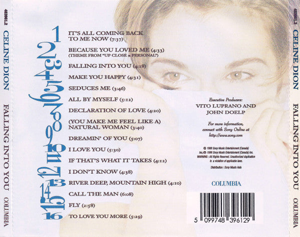 Céline Dion : Falling Into You (CD, Album)