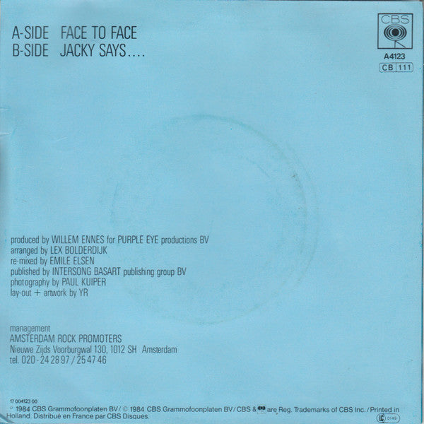 Emile Den Tex : Face To Face (7", Single)