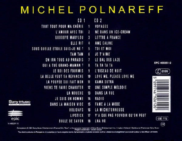 Michel Polnareff : La Compilation (2xCD, Comp)