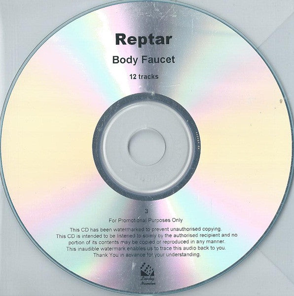 Reptar (2) : Body Faucet (CDr, Album, Copy Prot., Promo)