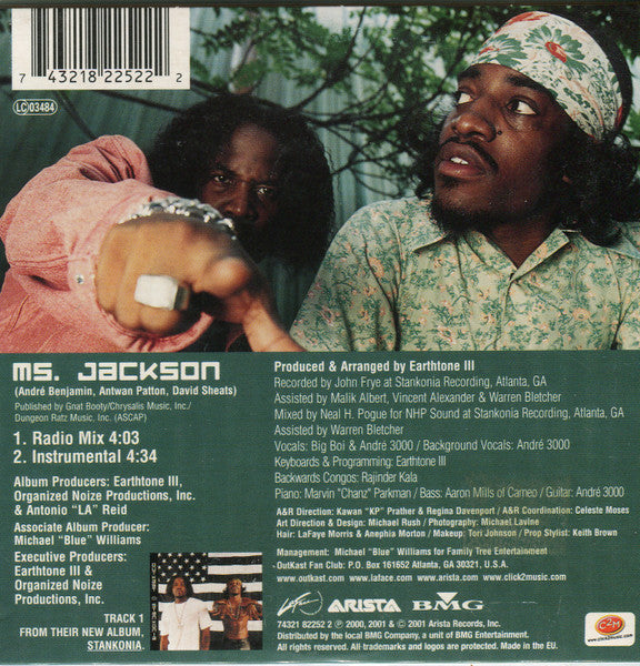 OutKast : Ms. Jackson (CD, Single)