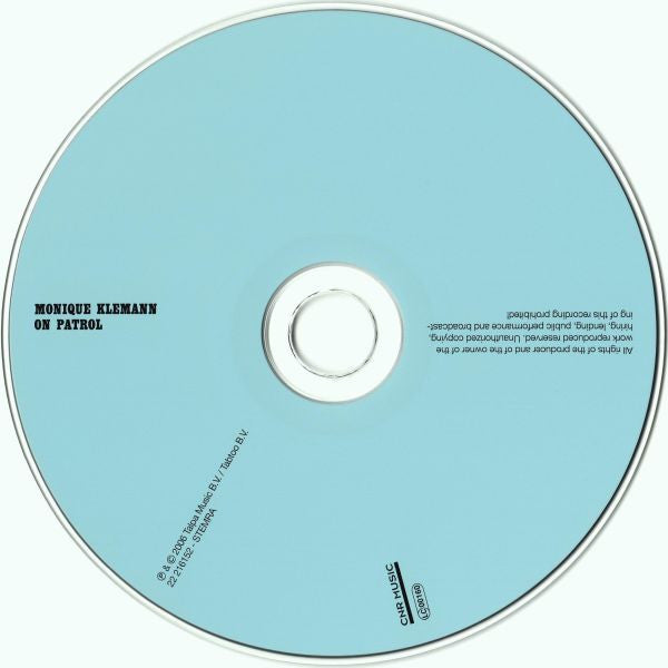 Monique Klemann : On Patrol (CD, Album)