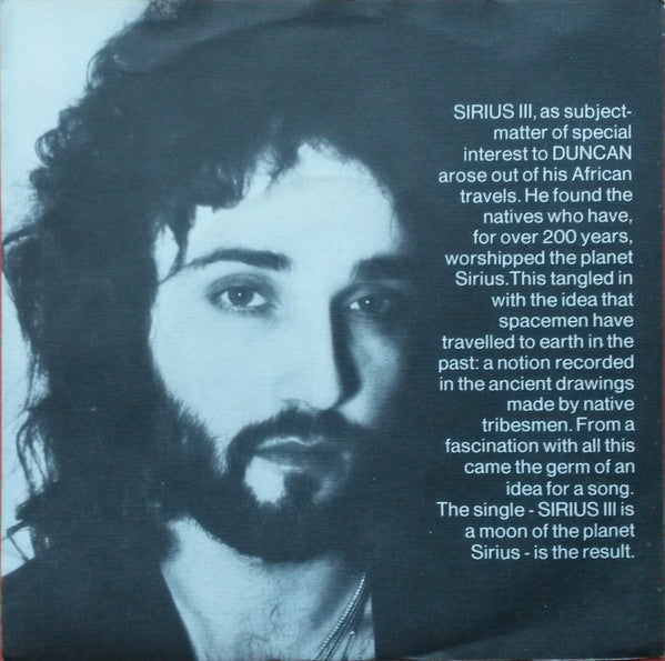 Duncan Mackay : Sirius III (7", Single)