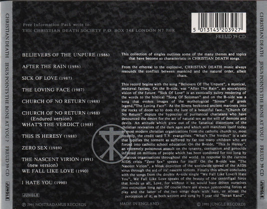 Christian Death : Jesus Points The Bone At You? (CD, Comp)