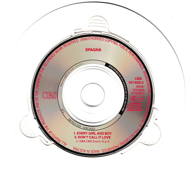 Ivana Spagna : Every Girl And Boy (CD, Mini, Single, Car)