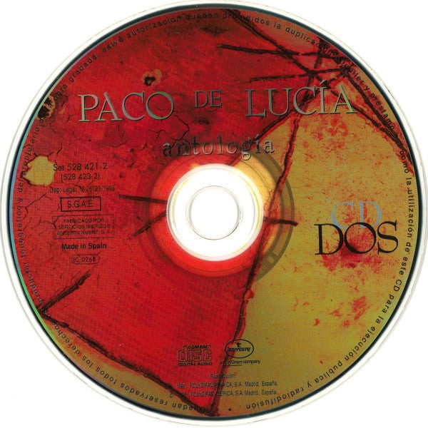 Paco De Lucía : Antologia (2xCD, Comp)