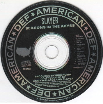 Slayer : Seasons In The Abyss (CD, Album)