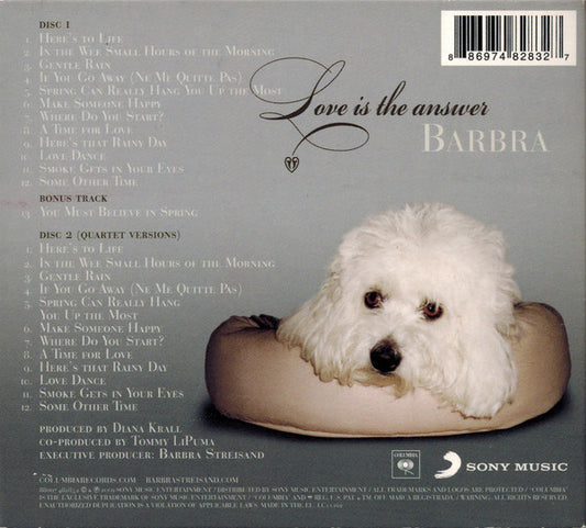 Barbra Streisand : Love Is The Answer (2xCD, Album, Dlx, Dig)