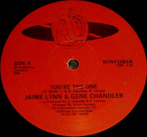 Jaime Lynn & Gene Chandler : You're The One (12")