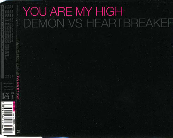 Demon vs. Heartbreaker : You Are My High (CD, Single)