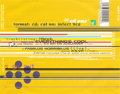 Pop Will Eat Itself : Everything's Cool? + Live Tracks (CD, Single, CD1)