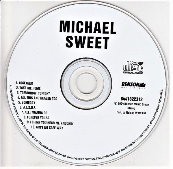 Michael Sweet : Michael Sweet (CD, Album)
