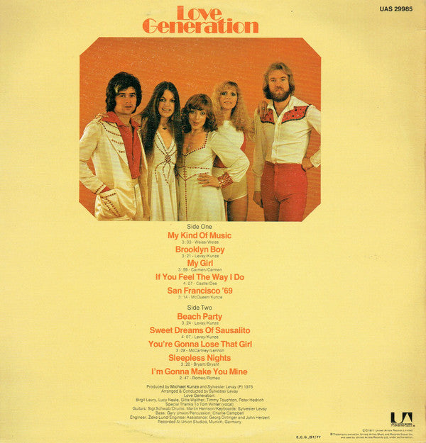 Love Generation : Our Kind Of Music (LP, Album)