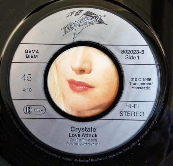 Crystale : Love Attack (7", Single)