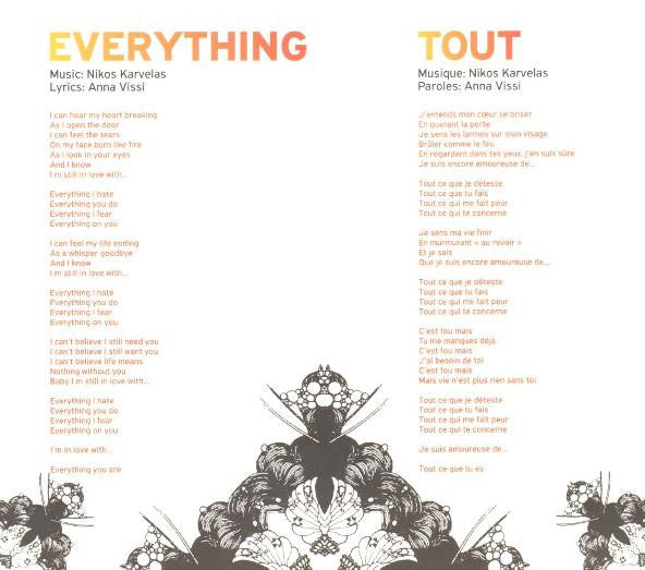 Anna Vissi : Everything (CD, Single, Promo, Pre + DVD, Single, Promo, Pre)