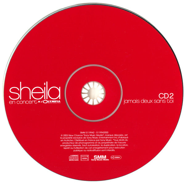 Sheila (5) : En Concert À L'Olympia - Jamais Deux Sans Toi (2xCD, Album)