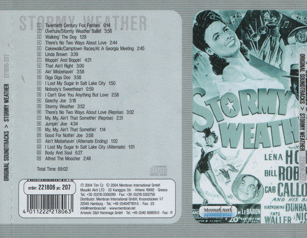 Lena Horne, Bill "Bojangles" Robinson, Cab Calloway And His Cotton Club Orchestra : Stormy Weather (CD, Album)