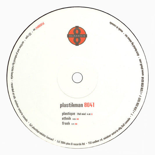 Plastikman : Plastique (12", RE)