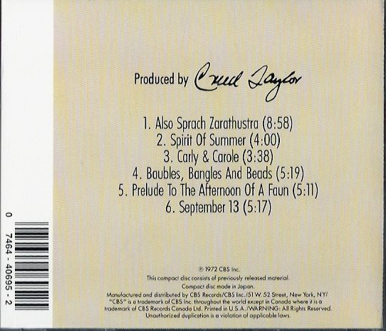 Eumir Deodato : Prelude (CD, Album, RE, RM, DAD)