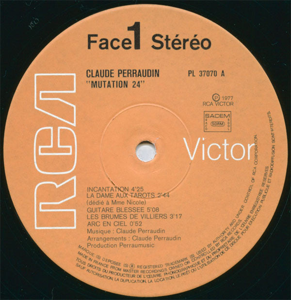 Claude Perraudin : Mutation 24 (LP)