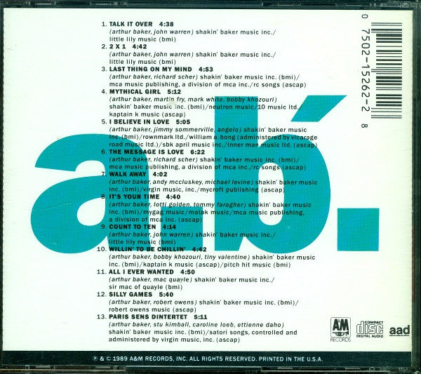 Arthur Baker And The Backbeat Disciples : Merge (CD, Album)