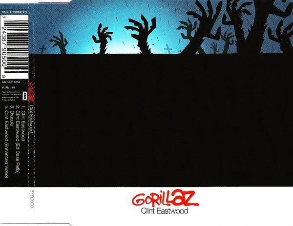 Gorillaz : Clint Eastwood (CD, Single, Enh, Ude)