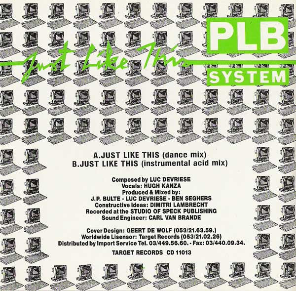 PLB System : Just Like This (CD, Maxi)