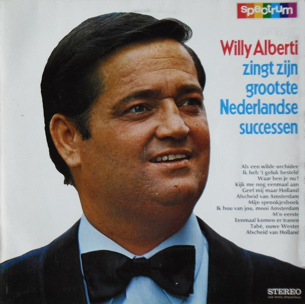 Willy Alberti : Willy Alberti Zingt Zijn Grootste Nederlandse Successen (LP, RP)