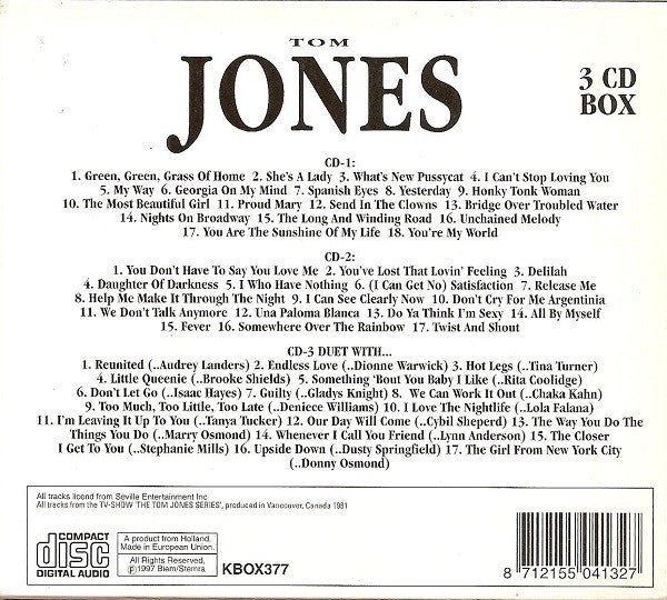 Tom Jones : Tom Jones (3xCD, Comp + Box)