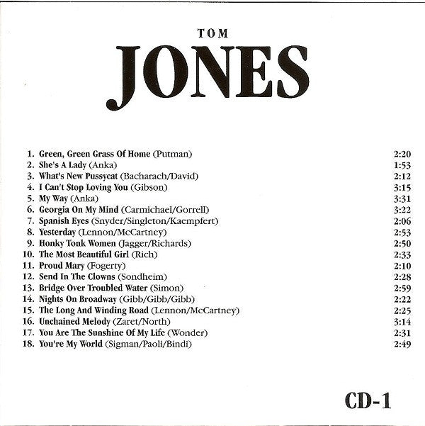 Tom Jones : Tom Jones (3xCD, Comp + Box)