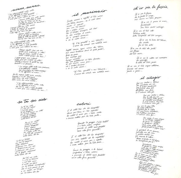 Angelo Branduardi : Canzoni D'Amore (LP, Comp)