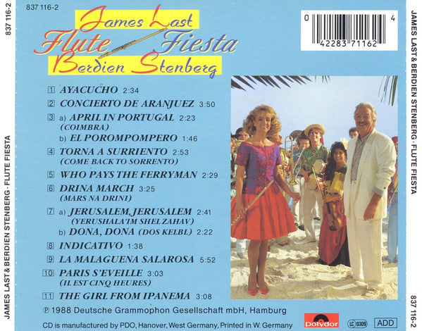 James Last & Berdien Stenberg : Flute Fiesta (CD, Album)