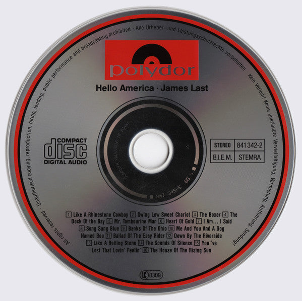 James Last : Hello America (CD, Comp)