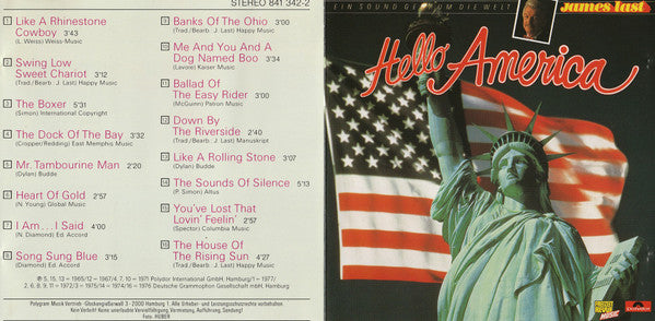 James Last : Hello America (CD, Comp)