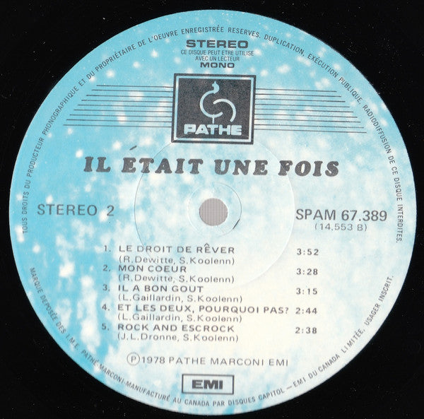 Il Était Une Fois : Pomme (LP, Album)