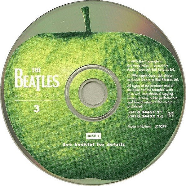 The Beatles : Anthology 3 (2xCD, Album, Mono)