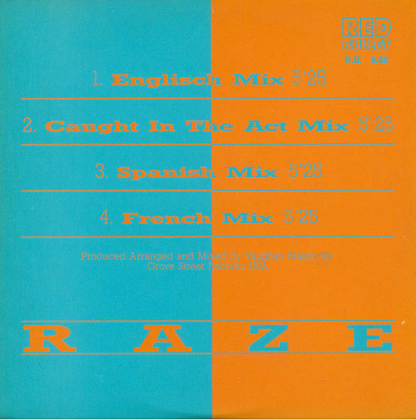 Raze : Break 4 Love (CD, Maxi, Car)