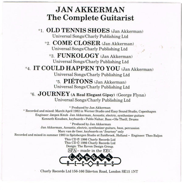 Jan Akkerman : The Complete Guitarist (CD, Comp)